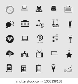 Vector illustration of communication icons set