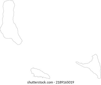 Vector Illustration Comoros Map Stock Vector (Royalty Free) 2189165019 ...