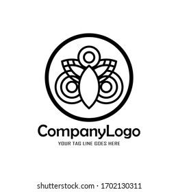 Vector illustration of a company logo design