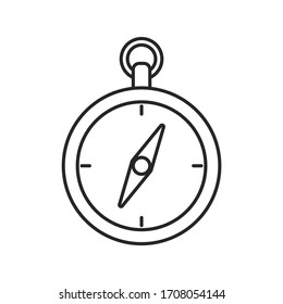 vector illustration compass flat design icon