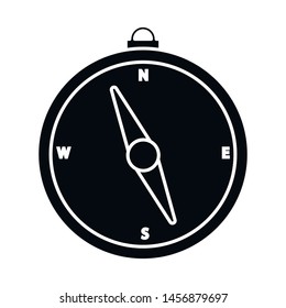 Vector illustration of compass and travel logo. Set of compass and orientation vector icon for stock.