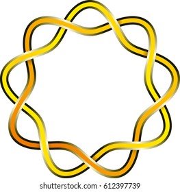 Vector Illustration of Complex Celtic Knots Circles