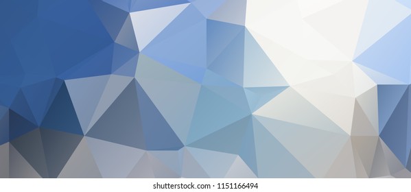 Vector illustration of a complex polygonal surface. Creative background in a low poly style. Crumpled colorful backdrop consisting of triangles of different sizes and colors.