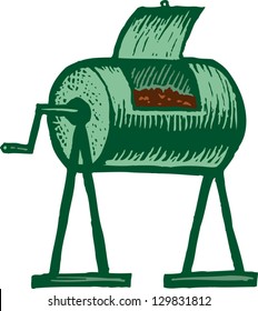 Vector illustration of a compost