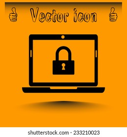 Vector illustration of a computer