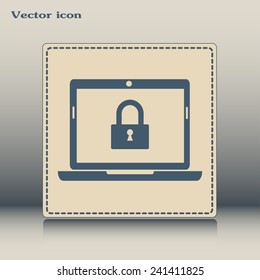 Vector illustration of a computer