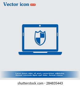 Vector illustration of a computer