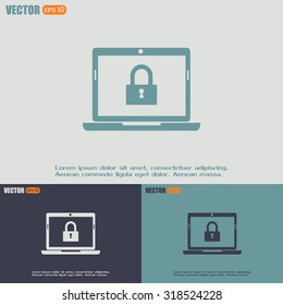 Vector illustration of a computer