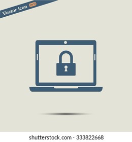 Vector illustration of a computer
