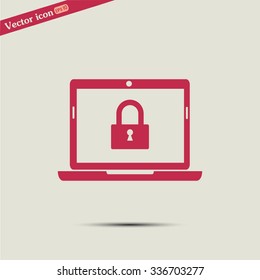 Vector illustration of a computer