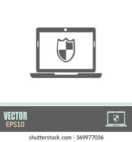 Vector illustration of a computer