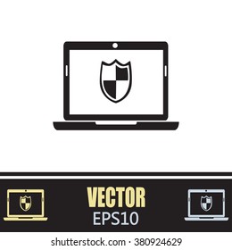 Vector illustration of a computer