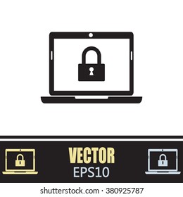 Vector illustration of a computer