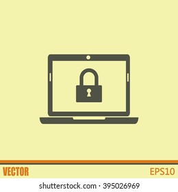 Vector illustration of a computer