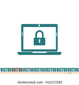 Vector illustration of a computer