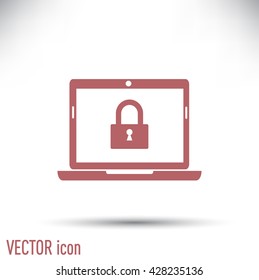 Vector illustration of a computer