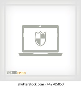 Vector illustration of a computer