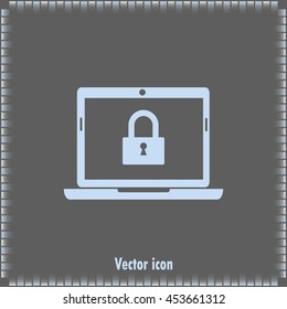 Vector illustration of a computer