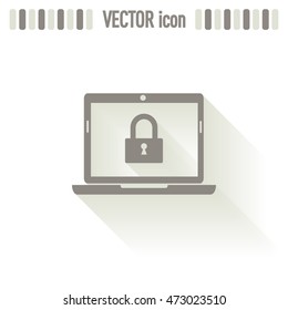 Vector illustration of a computer