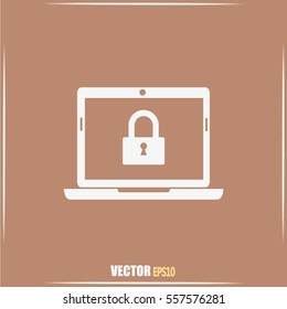 Vector illustration of a computer