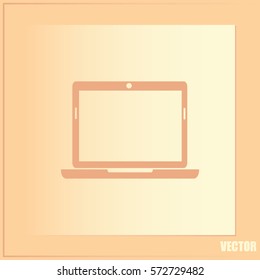 vector illustration of computer