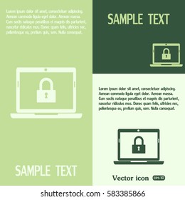 Vector illustration of a computer