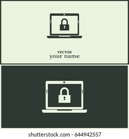 Vector illustration of a computer