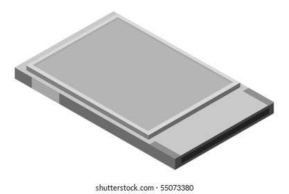 Vector illustration of computer card