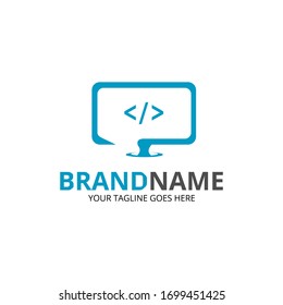 Vector illustration of a computer developer