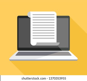 Vector illustration of computer software