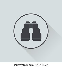 vector illustration of computer technology modern icon