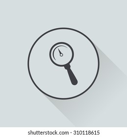 vector illustration of computer technology modern icon