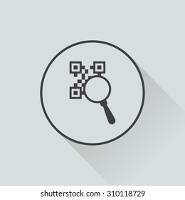 vector illustration of computer technology modern icon