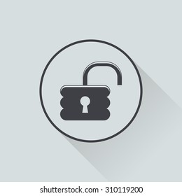 vector illustration of computer technology modern icon