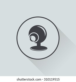 vector illustration of computer technology modern icon
