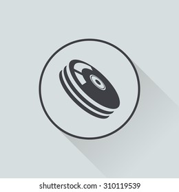 vector illustration of computer technology modern icon
