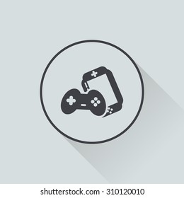 vector illustration of computer technology modern icon