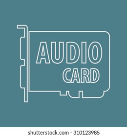 vector illustration of computer technology modern icon