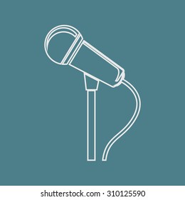 vector illustration of computer technology modern icon