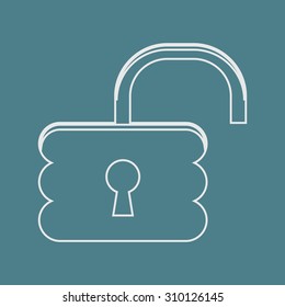 vector illustration of computer technology modern icon