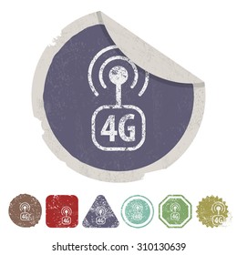 vector illustration of computer technology modern icon
