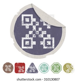 vector illustration of computer technology modern icon