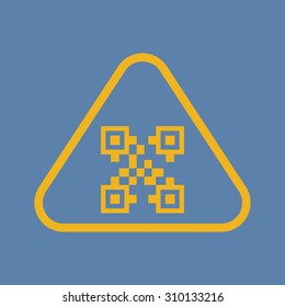 vector illustration of computer technology modern icon