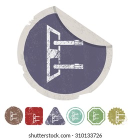 vector illustration of computer technology modern icon