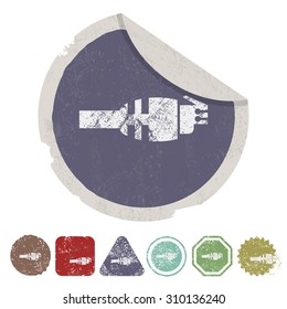 vector illustration of computer technology modern icon