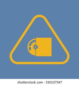vector illustration of computer technology modern icon