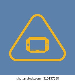 vector illustration of computer technology modern icon