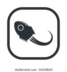 vector illustration of computer technology modern icon