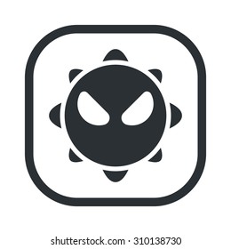 vector illustration of computer technology modern icon