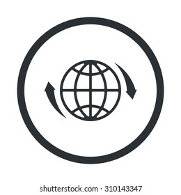 vector illustration of computer technology modern icon